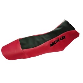 Hidden Comfort Camo HCC Racing ATV seat Cover Compatible with Arctic CAT DVX 400 RED/Black SEAT Cover