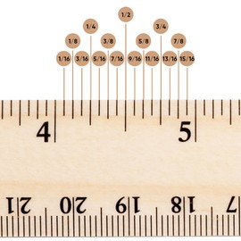 20Pcs 12 Inches Wooden Ruler - 2 Scale Measuring Rulers with Centimeters & Inches for Kids Adults Students Supplies - 30 cm Drafting Tools for Home Office School