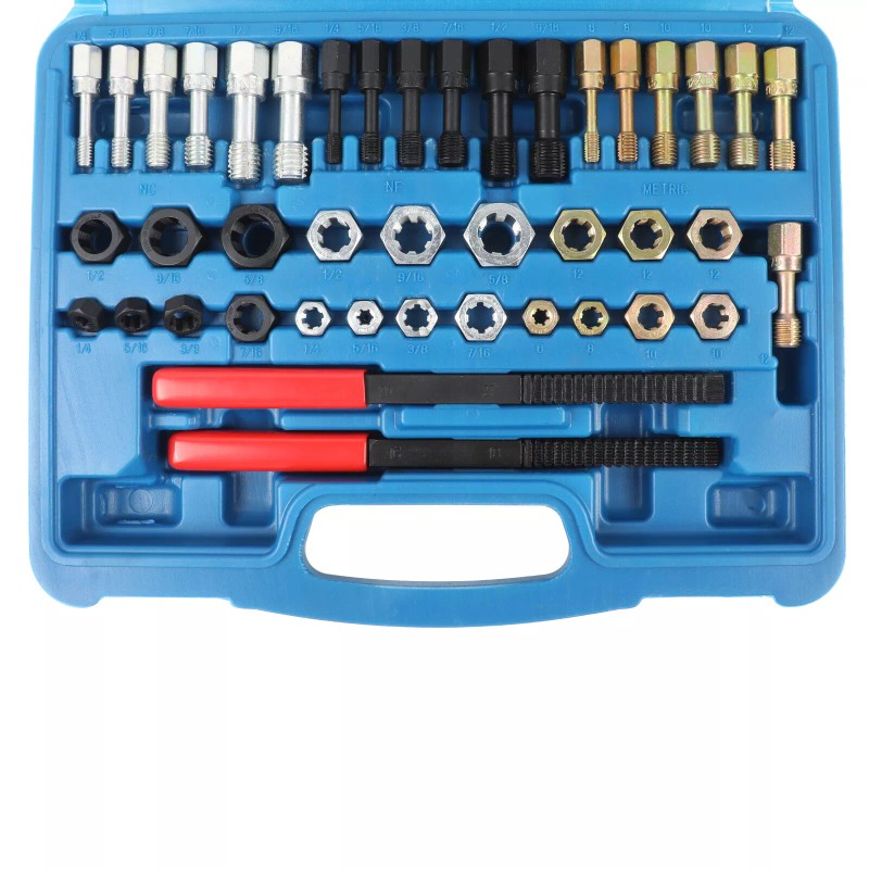 CMTOOL UNC/UNF/Metric Thread Repair Kit Thread Restorer Tool 42PCS Thread