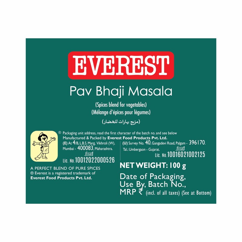 Everest Pav Bhaji Masala 100g