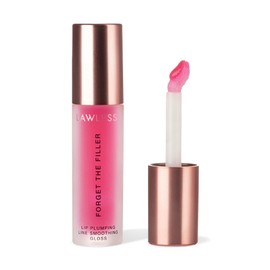 Lawless Forget the Filler Lip Plumping Line Smoothing Gloss - Juicy Watermelon - Premium Volumizing Lip Gloss with Natural Ingredients Designed to Plump, Firm, and Hydrate Lips 0.11 oz