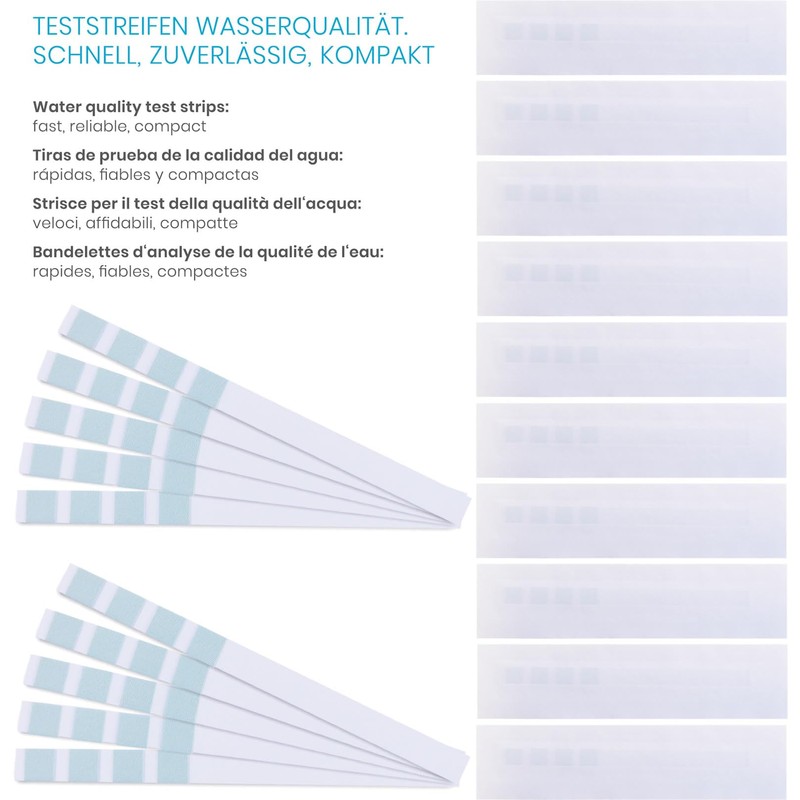 SMARDY 10x Water Test Strips Water Hardness Water Test Strips