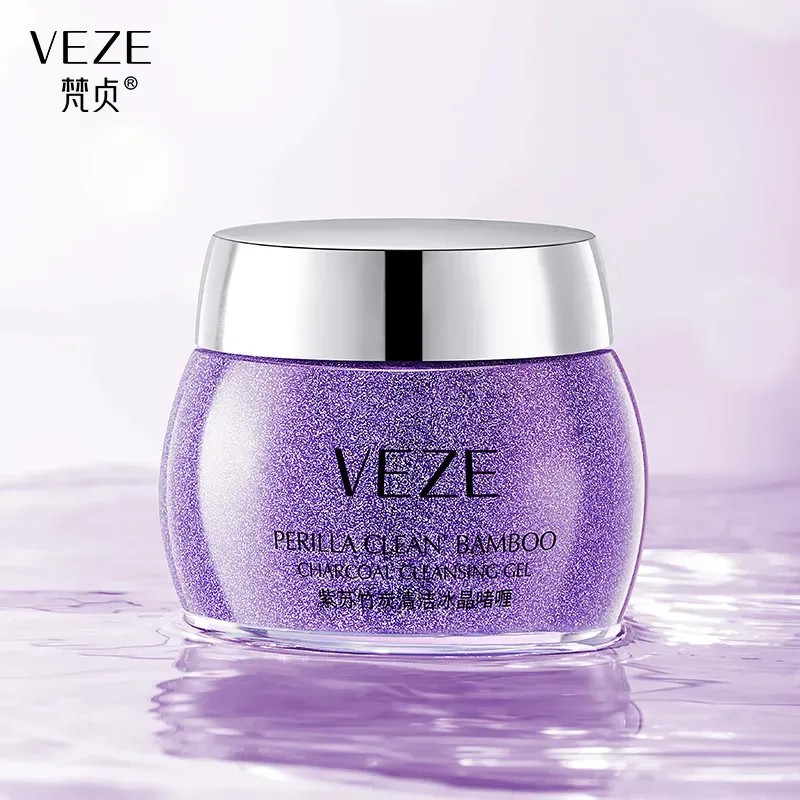 Gel Limpiador Exfoliante Veze Carbón Bambú Hidratante Piel Grasa 120g