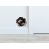 Starripon Cute Mouse in the Hole Wall Stickers, Set of