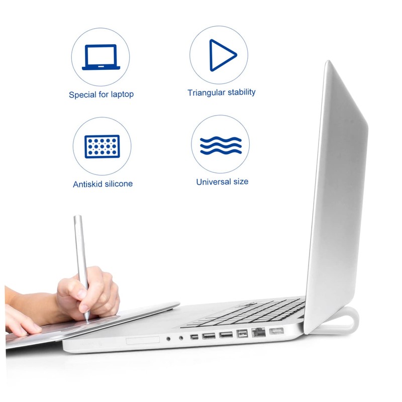 SHOWERORO 4Pcs Laptop Cooling Pad Notebook Riser Holder for Comfortable