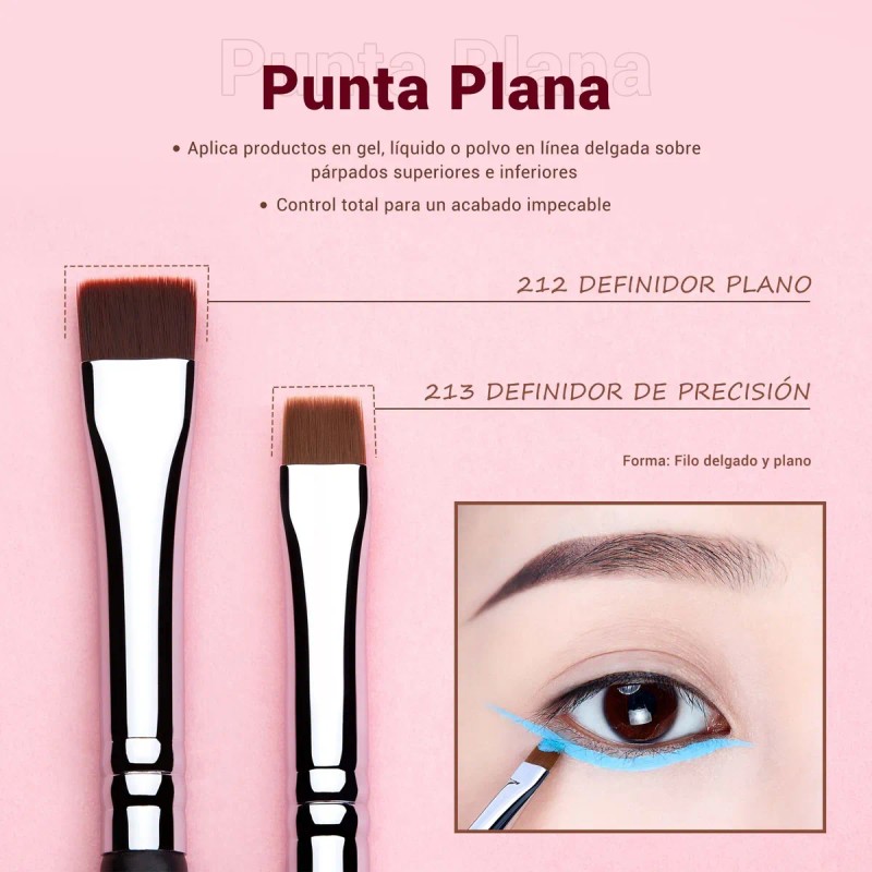 Jessup Kit 11pcs De Brochas Delineadores De Ojos,t324
