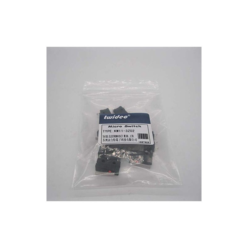 Twidec/10Pcs Mini Micro Limit Switch 5A 125 250V AC SPDT