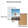 JCJMY 10x13 Picture Frame Set of 3 White for Wall