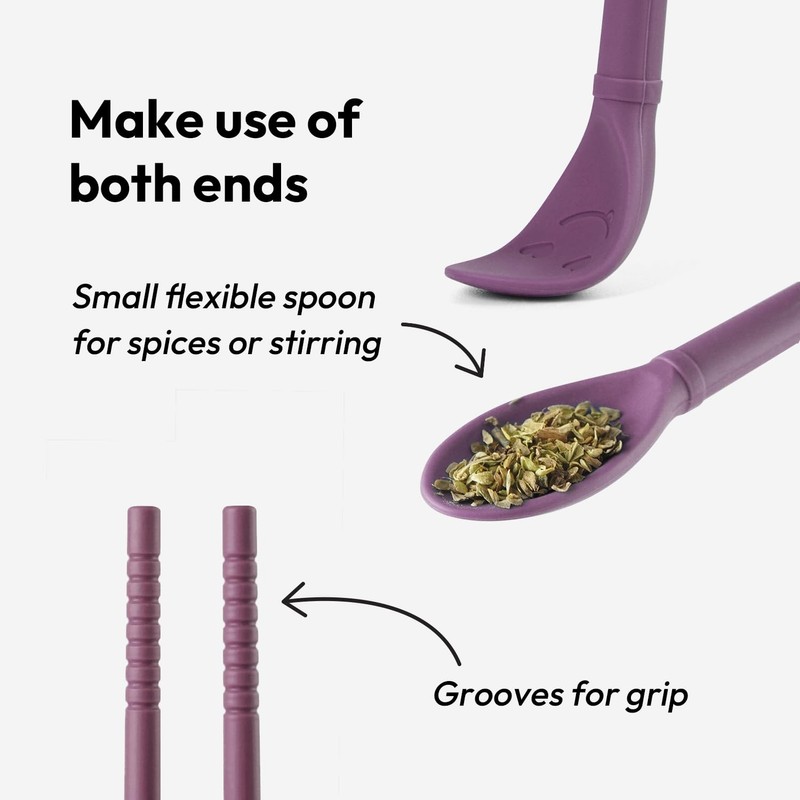 Carrotez Silicone Cooking Chopsticks, Long (12 inch) Reusable Chopsticks for