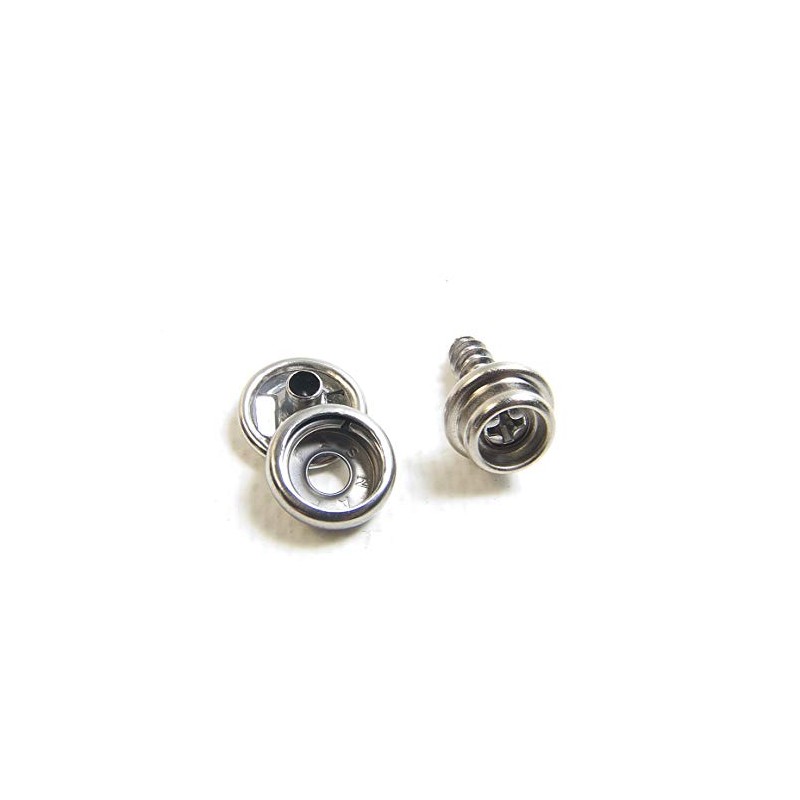 Snap Cap & Socket, Stainless Steel w/ 5/8" #10 Oversize