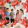 6Pcs Stand Lobster Balloons,Giant Crawfish Aluminum Foil for Ocean Animals