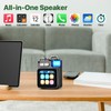 Mini Bluetooth Speaker, Smart Wireless Portable Speaker with Touchscreen, Loud