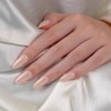 Frinail Press On Nails Almond Nude Pink Nails Press Ons,