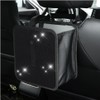 TSUGAMI Car Foldable Trash Can, Bling Rhinestone Crystal Auto Hanging