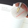 6 Hole Ring Binder Black PU Leather A5 Notebook Personal