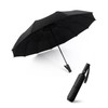 E-SMARTER Windproof Compact Travel Umbrella, 12 Ribs, Automatic Folding, 210T