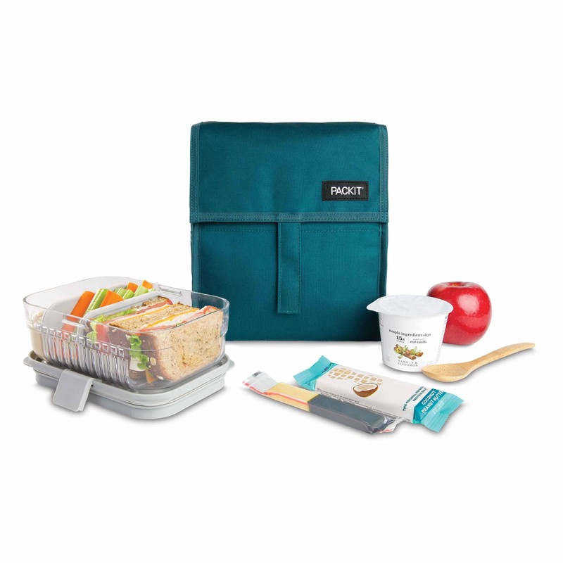 Packit Freezable Lunch Bag, Deep Teal