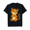 Tiger with heart | Sweet tiger with a heart symbol