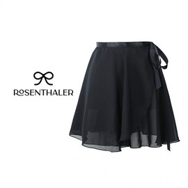 Rosenthal Chiffon Wrap Ballet Skirt - Adult Balletcore Dancewear Ballet Wrap Skirt Black/S