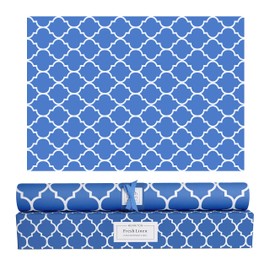 Scented Drawer Liners for Dresser – 6 Large Non Adhesive Dresser Drawer Liner Sheets, 19.5 x 14 in, Drawer Liners for Kitchen Cabinets & Closet Shelves, Cabinet Liner & Shelf Paper (Fresh Linen)