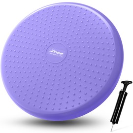 Trideer Wobble Cushion with Inflation Pump - Wiggle Seat for Sensory Kids(Multiple Colors), Balance Disc (Extra Thick)