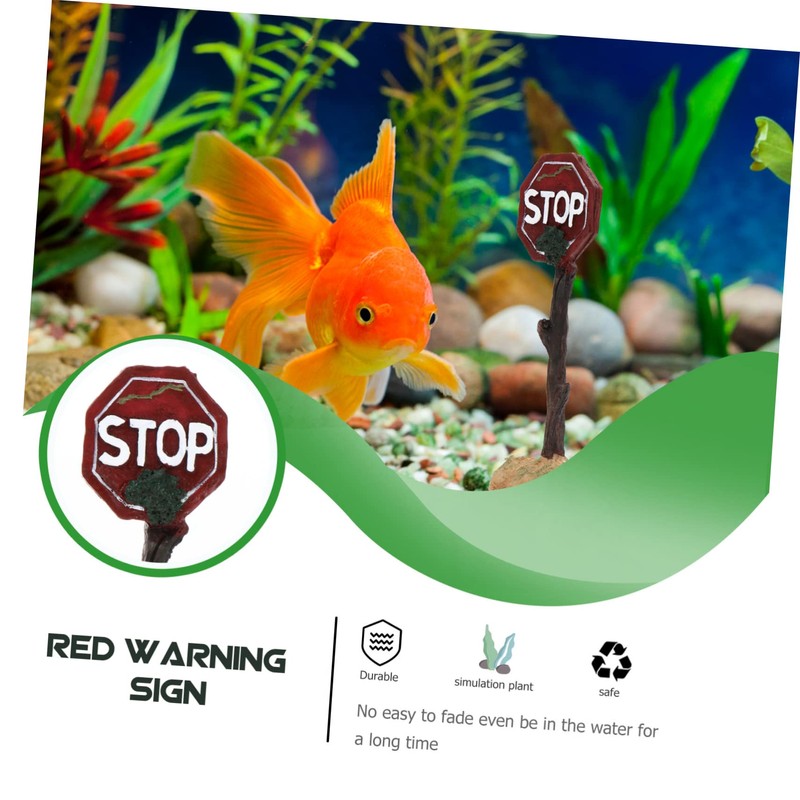 Sosoport 2 Pcs Aquarium Decoration Fish Tank Ornaments Landscaping Decor