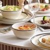 Melamine Dinnerware Set for 4, 12Pcs Dinnerware Sets, Lightweight Plates