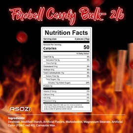 Nuclear Fire Blast Fireballs - 2 LB Red Hot Jawbreaker Candy - Individually Wrapped - Extremely Hot Old Fashioned Fireballs Candy Bulk