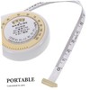 TOVINANNA Waist Measuring Tape Automatic Retractable Body Measurement Tool for