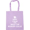 Hippowarehouse Keep calm and walk the border collie - dog