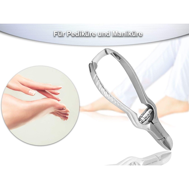 Nagelzange 14 cm aus EXELLENT-Solingen mit Pufferfeder