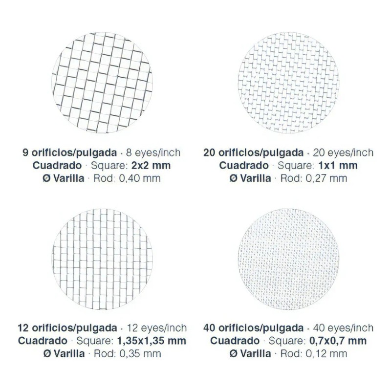 Tamizador 4 Mallas Intercambiables De Acero Inox 25 Cm Lacor