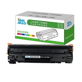 InkJello Toner Cartridge For Printer, Compatibile with HP LaserJet Pro M1132 MFP M1212nf M1214nfh M1217nfw P1100 P1102 P1102w P1104 P1104w CE285A CRG-725 (Black)
