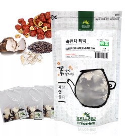 Prince Herb Medicinal Korean Herb Tea, Natural Sleep Enhancement Tea 천연 숙면차 티백 15 teabags