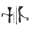 XFMT Motorcycle Black Standard Forward Control Kits W/Footpegs Levers Linkages
