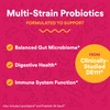 SmartyPants Adult Probiotic Gummies for Digestive Health: 3 Billion CFU,