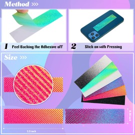 Gersoniel 72 Pcs Anxiety Sensory Stickers Mental Health Stickers Fidget Textured Toys Tactile Adhesive Calm Relief Items for School Counselor Classroom Desk(Gradient Color,Gradient Style)