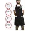 S&S UKessentials Cotton aprons for men adjustable neck Bib large