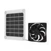 10W Solar Powered Exhaust Fan 5V Waterproof Portable Monocrystalline Silicon