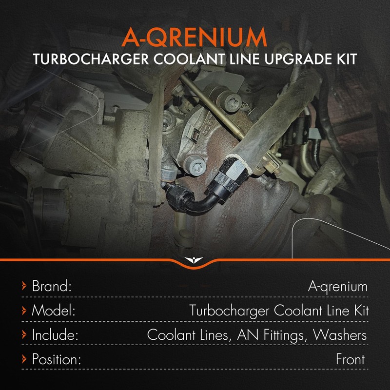 Turbo Coolant Lines Compatible with Ford F-150 3.5L EcoBoost 11-16