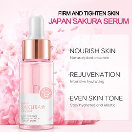 Skin Care For Teenage Girls,Cherry Blossom Skincare Sets Teen Skincare Set, Pamper Sets For Women Gifts,Skin Care Sets & Kits Face Serum,Face Cream,Sleep Mask,Eye Mask,Mud Mask,Lip Mask (SetA)