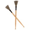 2Pcs Drum Stick Brush Wood Retractable Wire Combination Musical Instrument