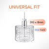 ONE-CARE Pen Tips 31G x 8mm, 100 Count, Twist-On Design