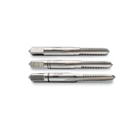 BAER Hand Tap Set HSSG Hand Tap 3-Piece Set M 3 x 0.5 - Tap Set M3 - Tap M3 - Thread Cutting - Thread Cutting - Tap Set