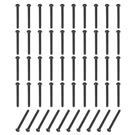PATIKIL M3-0.5x36.5mm Button Head Socket Cap Bolts Screws, 50 Pcs 10.9 Grade Alloy Steel Hex Socket Cap Screws Hex Drive Full Machine Thread for Car Bike Ship Assembly Accessories