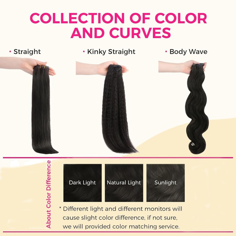 Clip in Hair Extensions 7pcs 70g Clip in Hair Extensions