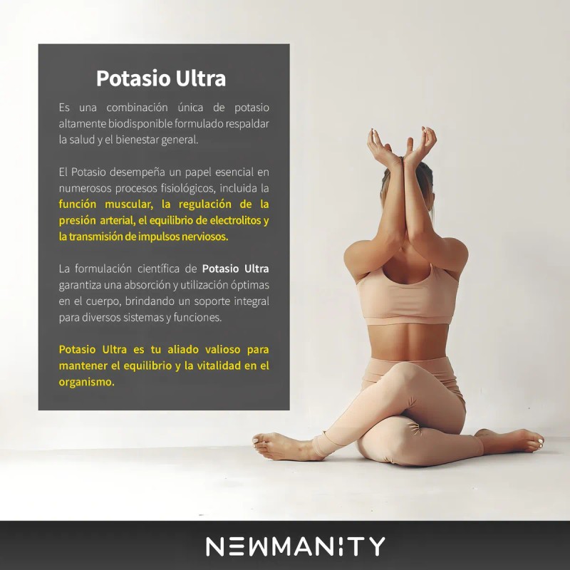 Potasio Ultra 120 Capsulas 5 En 1 - 5 Tipos