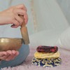 Healifty Singing Bowl Cushion Holder Cushion Ring Cushion for Tibetan