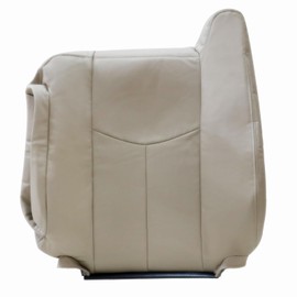 Priprilod Leather 522 or 52i Light Tan Driver & Passenger Bottom and Top Lean Back & Driver Foam Cushion & Armrest Cover Replacement Seat Fit for Chevy Tahoe Suburban GMC Yukon XL 2003 2004 2005 2006