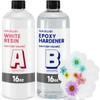 NASUBI 32oz White Resin Epoxy - High Gloss, No Bubbles,